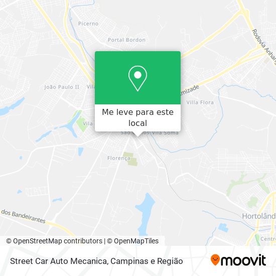 Street Car Auto Mecanica mapa