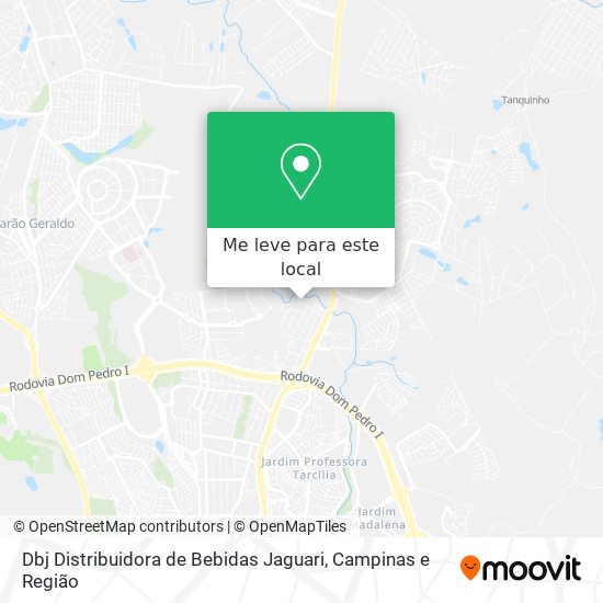 Dbj Distribuidora de Bebidas Jaguari mapa
