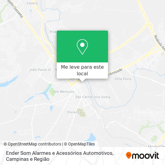 Ender Som Alarmes e Acessórios Automotivos mapa