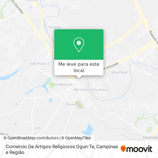 Comercio De Artigos Religiosos Ogun-Te mapa