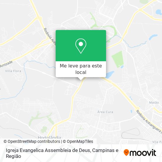 Igreja Evangelica Assembleia de Deus mapa