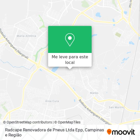 Radcape Renovadora de Pneus Ltda Epp mapa