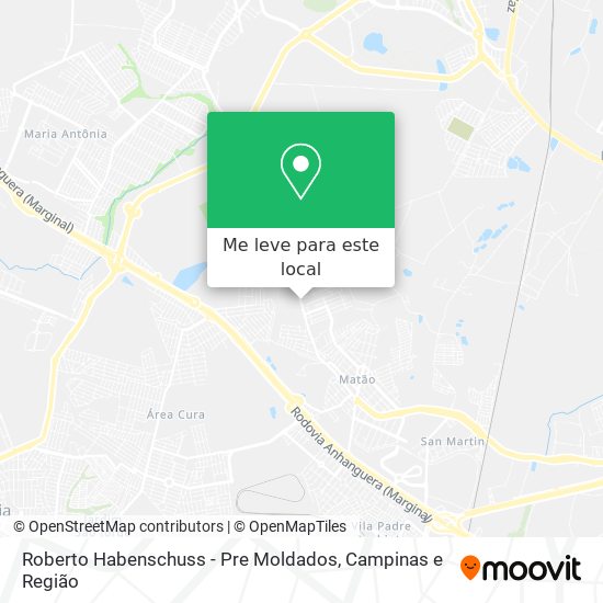 Roberto Habenschuss - Pre Moldados mapa