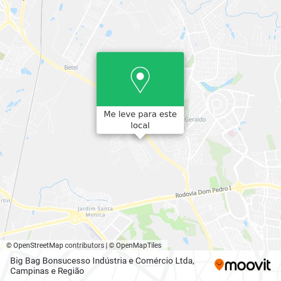 Big Bag Bonsucesso Indústria e Comércio Ltda mapa