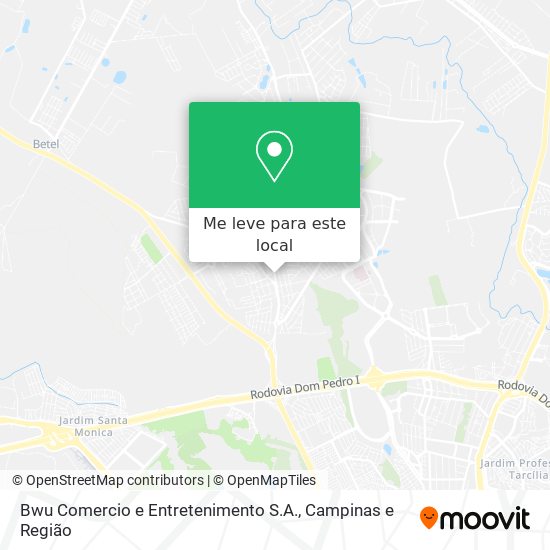 Bwu Comercio e Entretenimento S.A. mapa