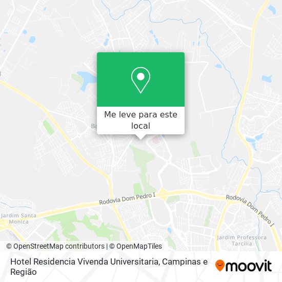 Hotel Residencia Vivenda Universitaria mapa