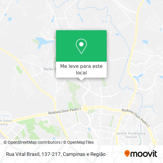 Rua Vital Brasil, 137-217 mapa