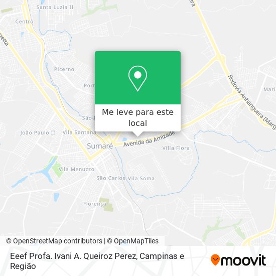 Eeef Profa. Ivani A. Queiroz Perez mapa