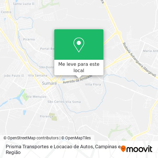 Prisma Transportes e Locacao de Autos mapa