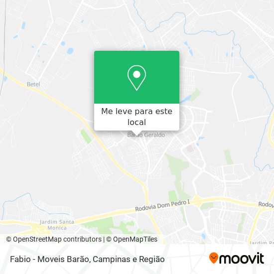 Fabio - Moveis Barão mapa