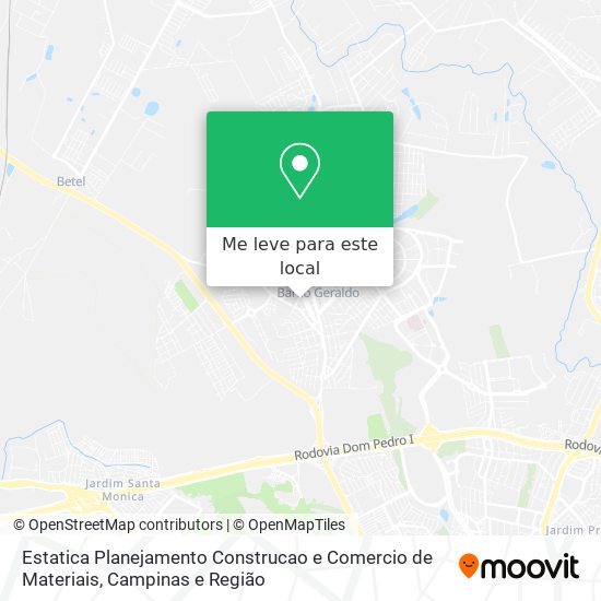 Estatica Planejamento Construcao e Comercio de Materiais mapa
