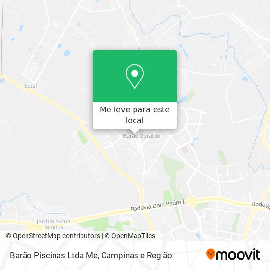 Barão Piscinas Ltda Me mapa
