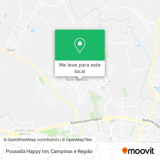 Pousada Happy Inn mapa
