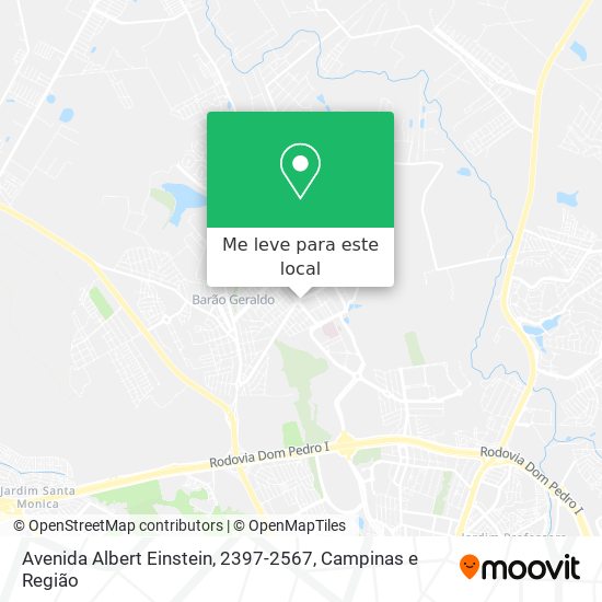 Avenida Albert Einstein, 2397-2567 mapa