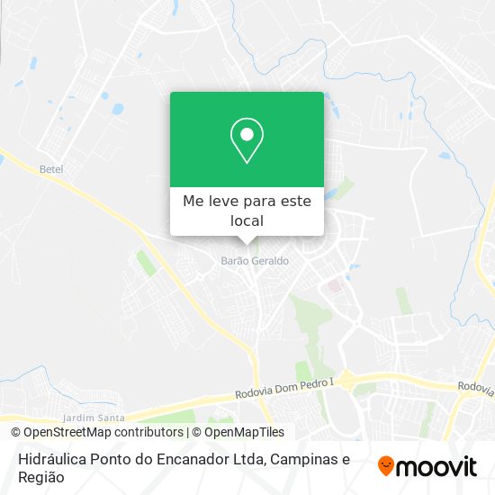 Hidráulica Ponto do Encanador Ltda mapa