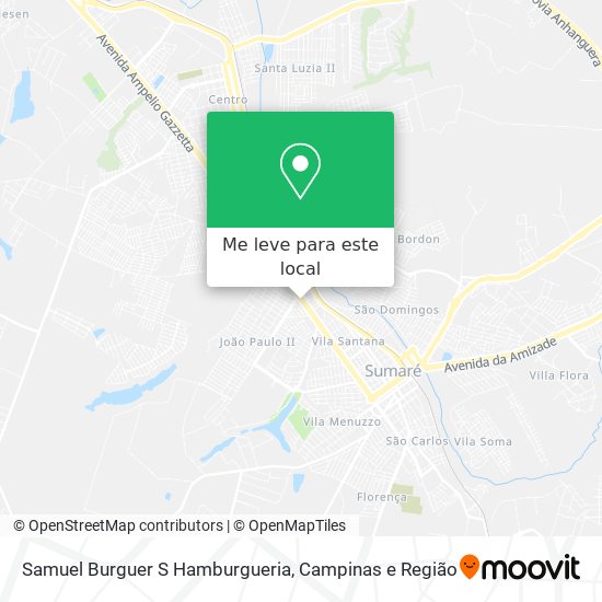 Samuel Burguer S Hamburgueria mapa
