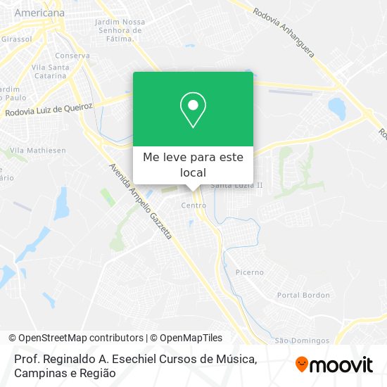 Prof. Reginaldo A. Esechiel Cursos de Música mapa