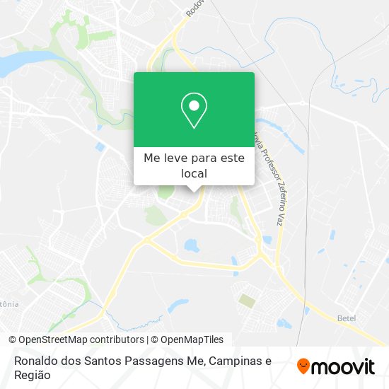 Ronaldo dos Santos Passagens Me mapa