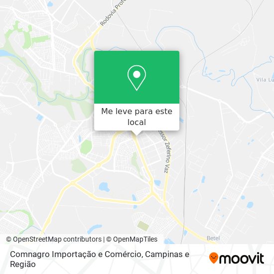 Comnagro Importação e Comércio mapa