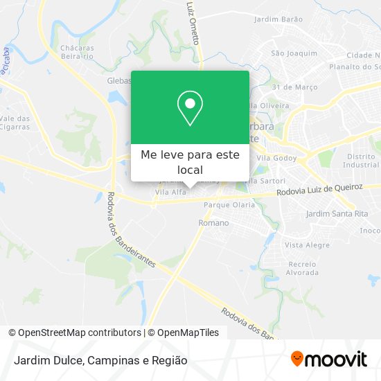 Jardim Dulce mapa
