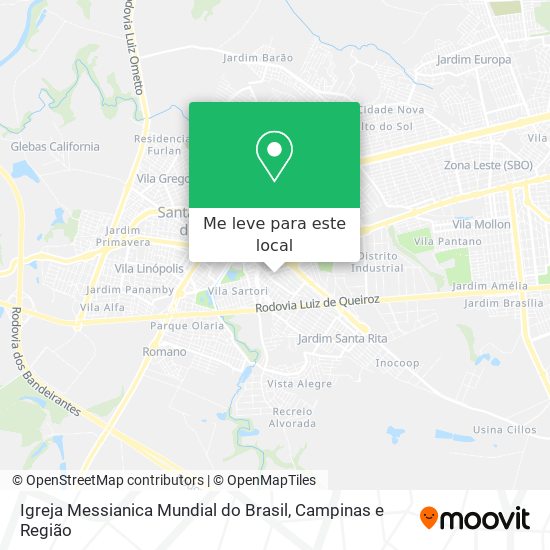 Igreja Messianica Mundial do Brasil mapa