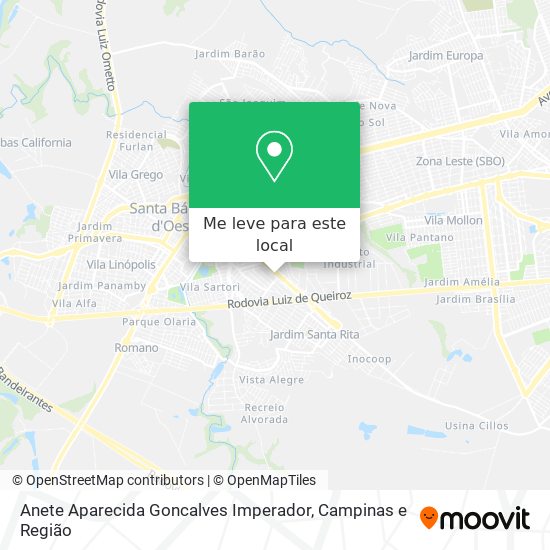 Anete Aparecida Goncalves Imperador mapa