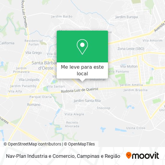 Nav-Plan Industria e Comercio mapa