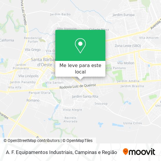 A. F. Equipamentos Industriais mapa