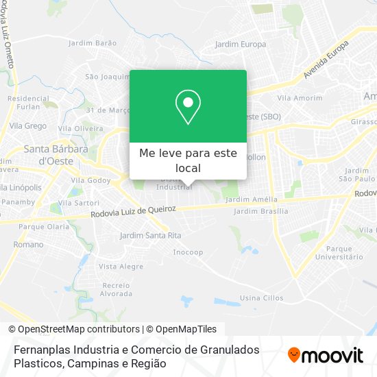 Fernanplas Industria e Comercio de Granulados Plasticos mapa