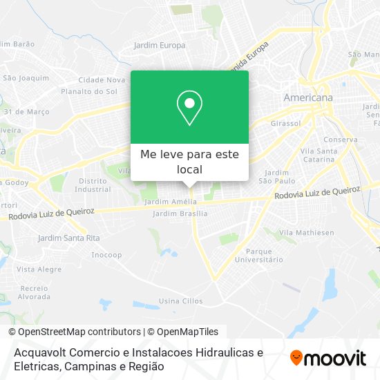 Acquavolt Comercio e Instalacoes Hidraulicas e Eletricas mapa