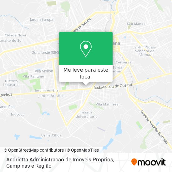Andrietta Administracao de Imoveis Proprios mapa