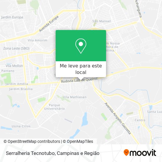 Serralheria Tecnotubo mapa