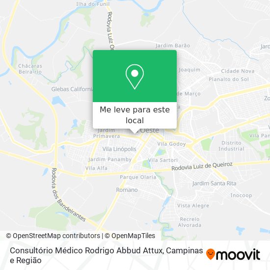 Consultório Médico Rodrigo Abbud Attux mapa