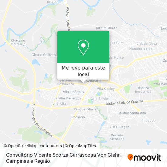 Consultório Vicente Scorza Carrascosa Von Glehn mapa