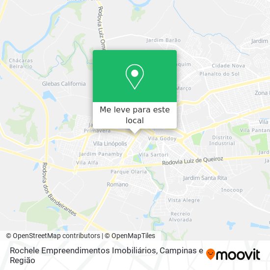 Rochele Empreendimentos Imobiliários mapa
