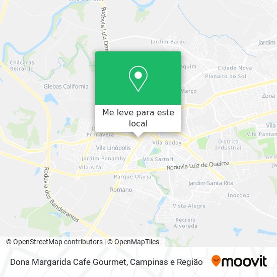 Dona Margarida Cafe Gourmet mapa
