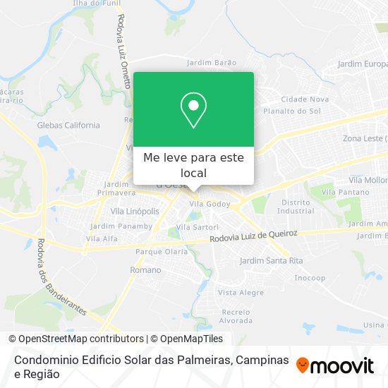 Condominio Edificio Solar das Palmeiras mapa