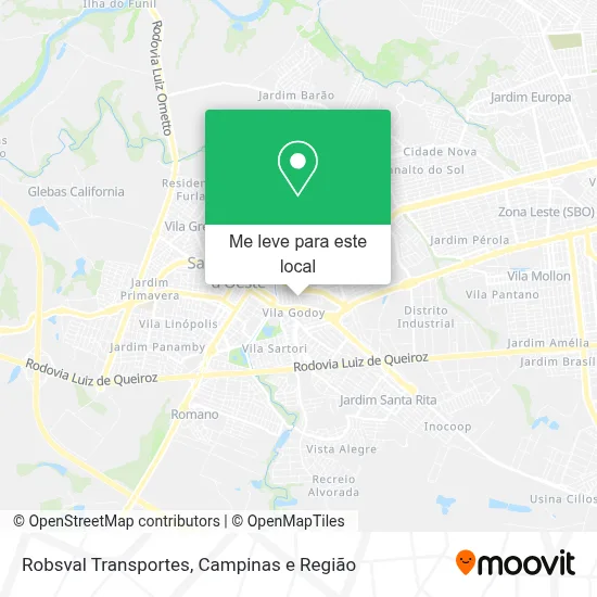 Robsval Transportes mapa
