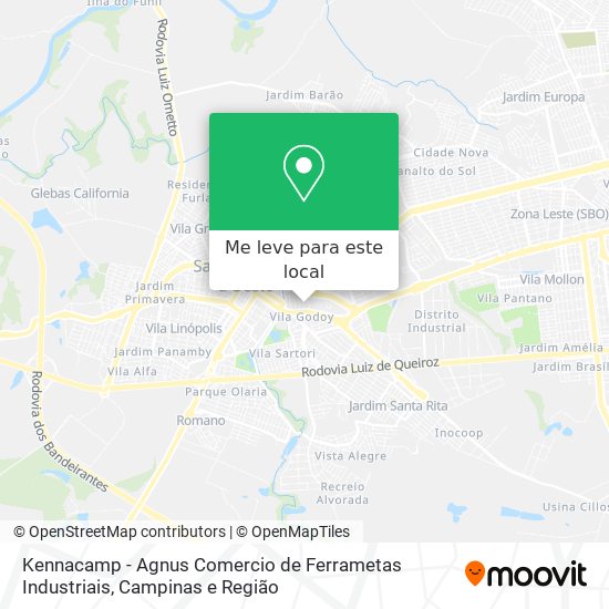 Kennacamp - Agnus Comercio de Ferrametas Industriais mapa
