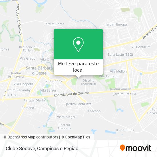 Clube Sodave mapa