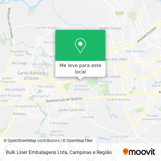 Bulk Liner Embalagens Ltda mapa