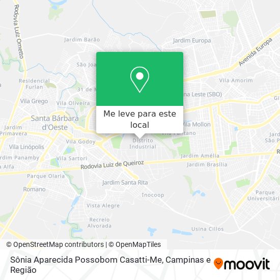 Sônia Aparecida Possobom Casatti-Me mapa