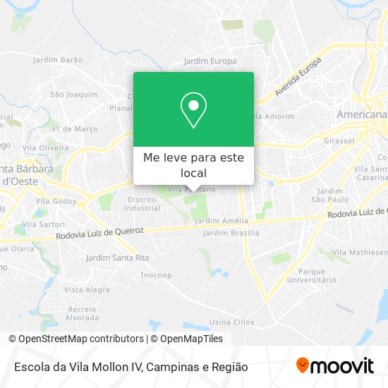 Escola da Vila Mollon IV mapa