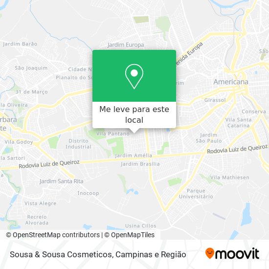 Sousa & Sousa Cosmeticos mapa