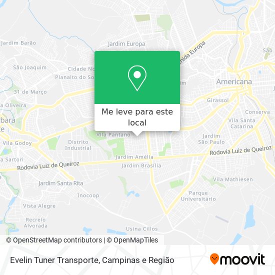 Evelin Tuner Transporte mapa
