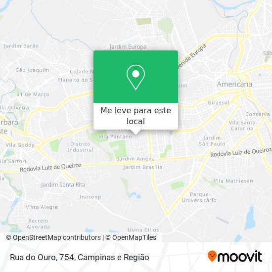 Rua do Ouro, 754 mapa