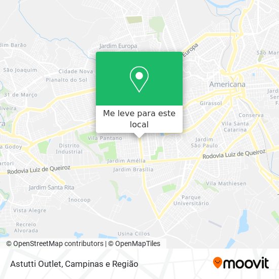 Astutti Outlet mapa