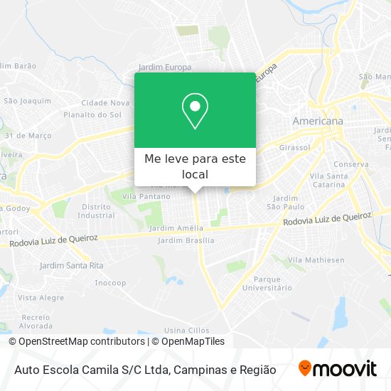 Auto Escola Camila S/C Ltda mapa