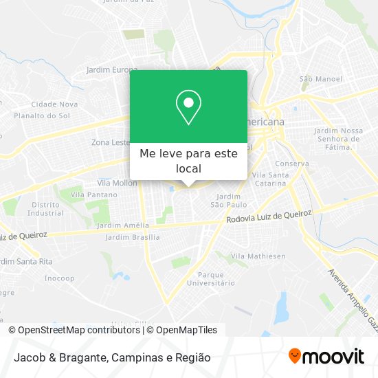Jacob & Bragante mapa