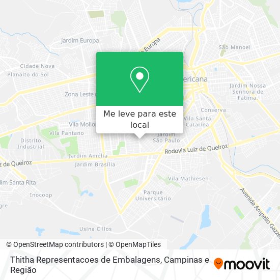 Thitha Representacoes de Embalagens mapa